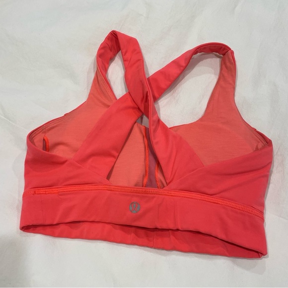 Lululemon Bright Pink Sports Bra size 4 - Picture 2 of 3